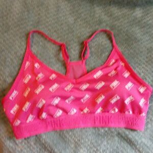 Pink Active size L sports bra